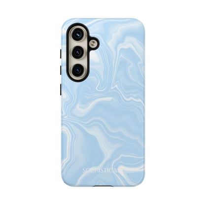 Liquid Dreams in Blue - Protective Phone Case for Samsung Galaxy