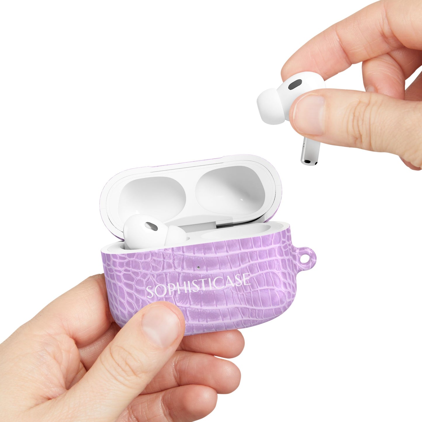 AirPod Cases - Luxe Leather in Purple