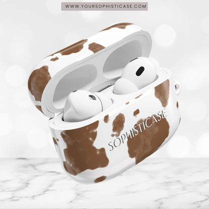 AirPod Cases - Holy Cow in Brown