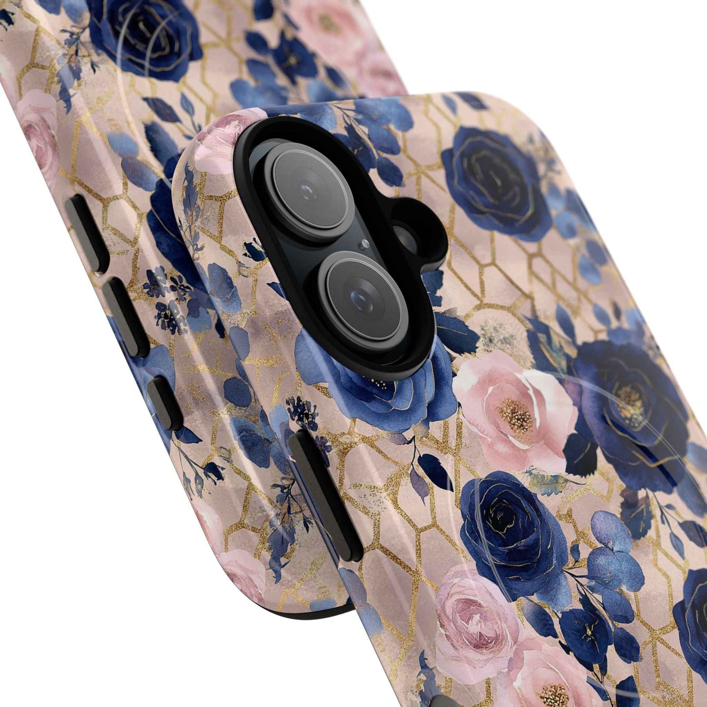 Royal Floral in Navy Blush - iPhone Magsafe Case