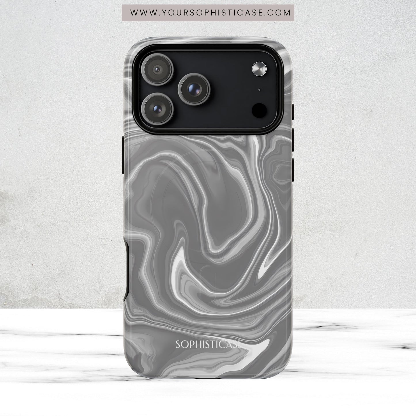 Liquid Dreams in Charcoal - Magsafe Case