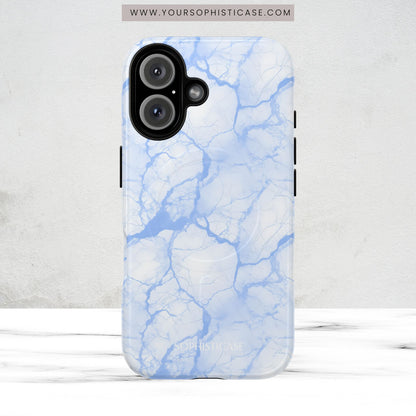 Marble Opulence in Blue - Magsafe Case