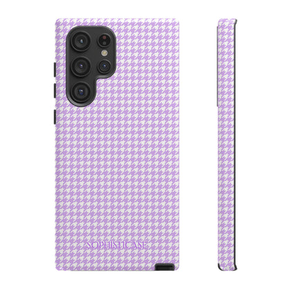 Tough Case - Houndstooth in Pastel Purple