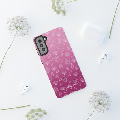 Seashell Society in Purple - iPhone Case, Samsung Galaxy Case, Google Pixel Case