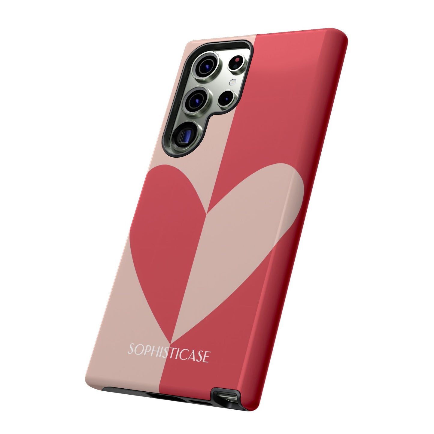 Be Mine in Red and Brown - iPhone Case, Samsung Galaxy Case, Google Pixel Case