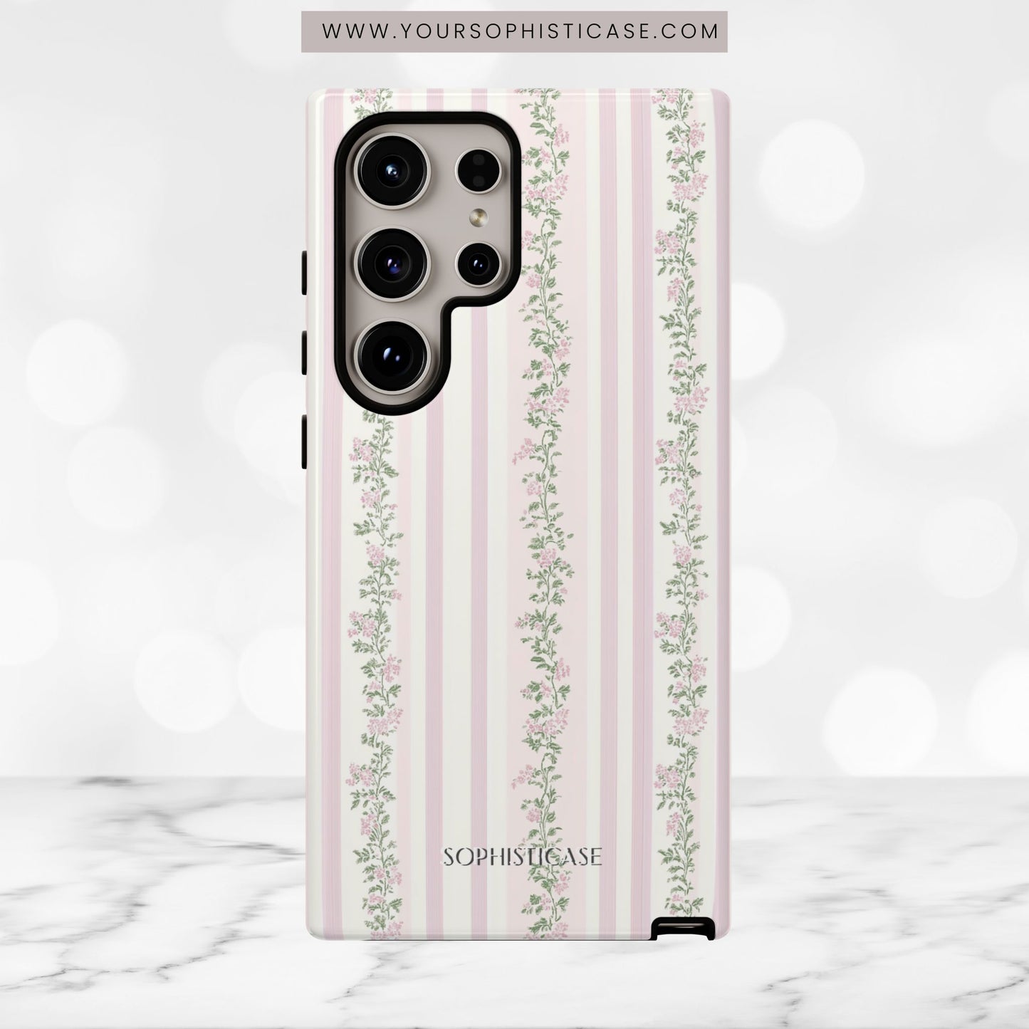 The Sweetest Thing in Coquette Rose Vine - iPhone Case, Samsung Galaxy Case, Google Pixel Case