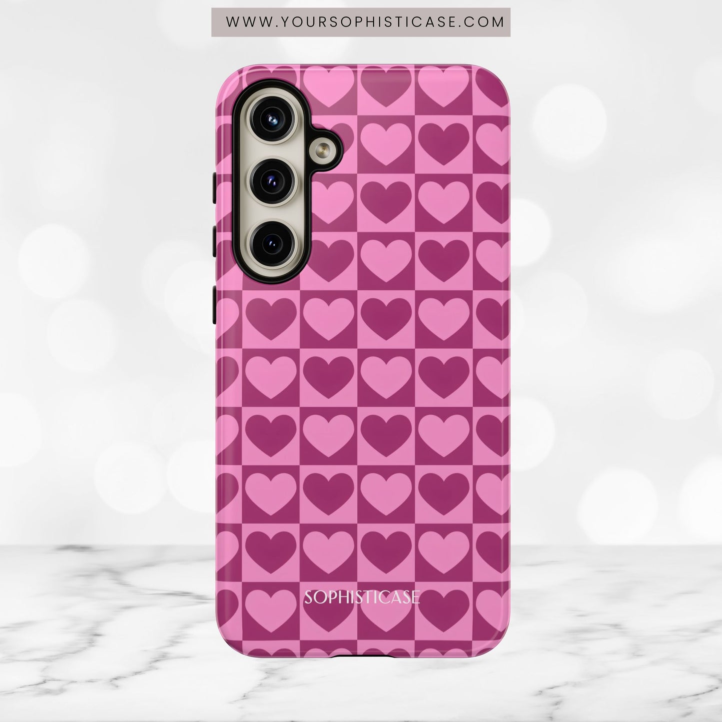 Tough Love in Purple - Tough Phone Case