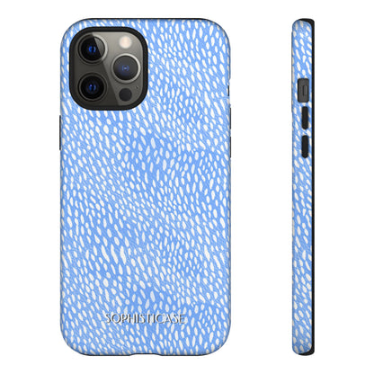 Oh Deer! in Blue - Protective Phone Case for iPhone