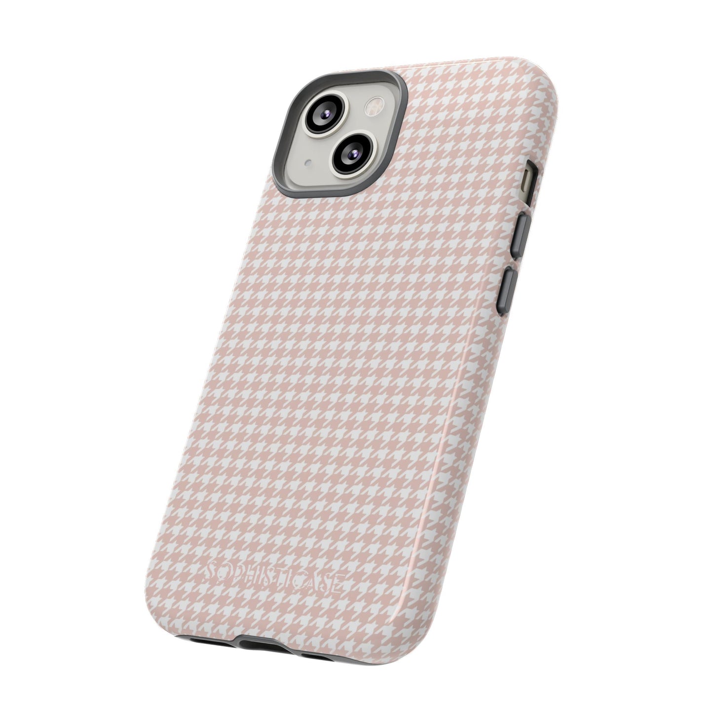 Houndstooth in Neutral - iPhone Case
