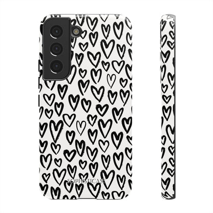 Dark Thoughts in Urban Heart - Tough Phone Case