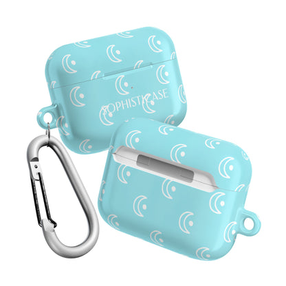 AirPod Cases - Moon Phase in Aqua