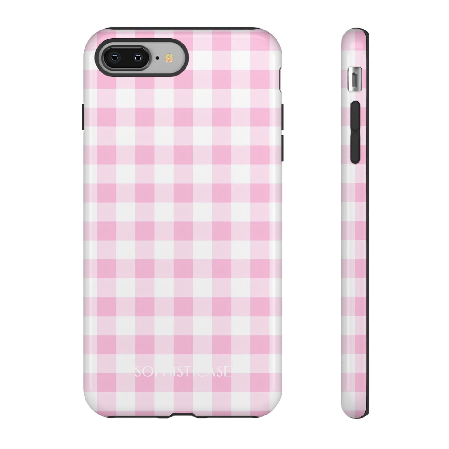 Tough Case - Gingham in Pink