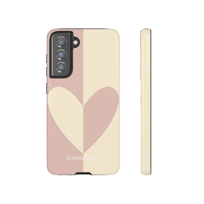 Be Mine in Brown and Beige - iPhone Case, Samsung Galaxy Case, Google Pixel Case