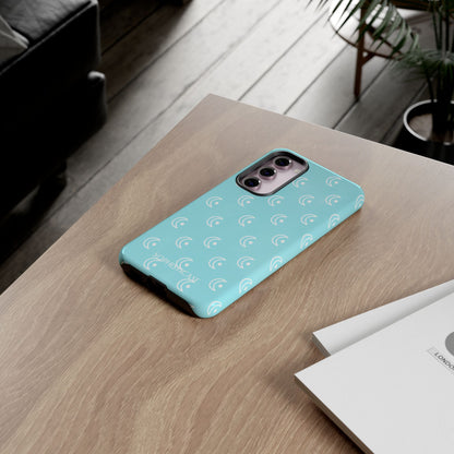 Moon Phase in Aqua - Tough Phone Case for Samsung Galaxy