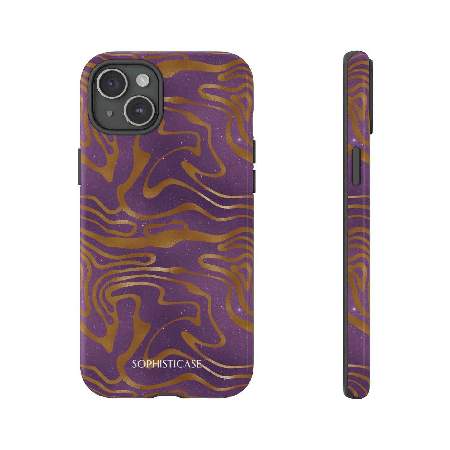 Cosmic Zebra in Purple - iPhone Case, Samsung Galaxy Case, Google Pixel Case