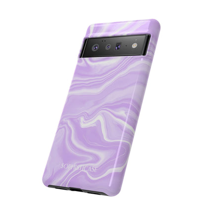 Liquid Dreams in Light Purple - Drop Proof Phone Case for Google Pixel