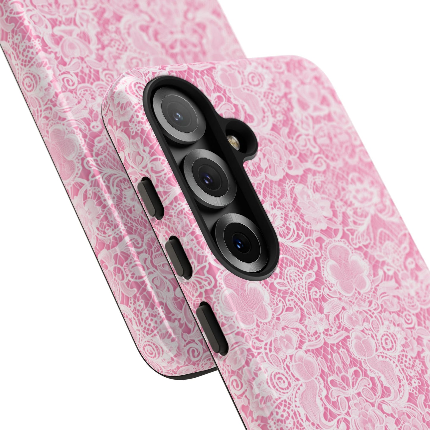 Luxe Lace in Pink - iPhone Case, Samsung Galaxy Case, Google Pixel Case