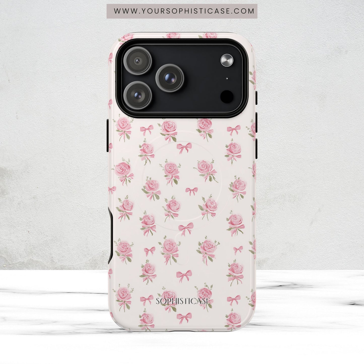 The Sweetest Thing in Coquette Roses and Bows - iPhone Magsafe Case