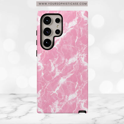 Marble Crush in Pink - Tough Phone Case