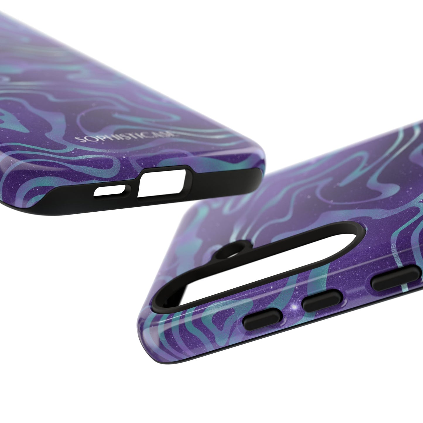 Cosmic Zebra in Blue & Purple - iPhone Case, Samsung Galaxy Case, Google Pixel Case