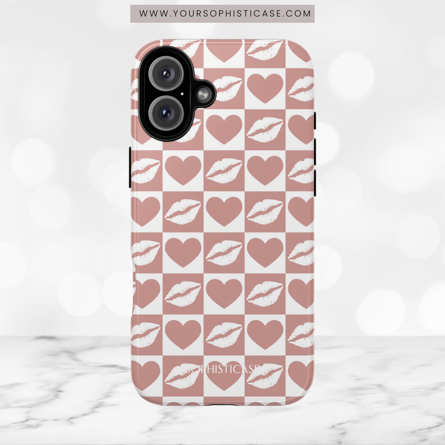 Belle Amie in Neutral Brown - iPhone Case
