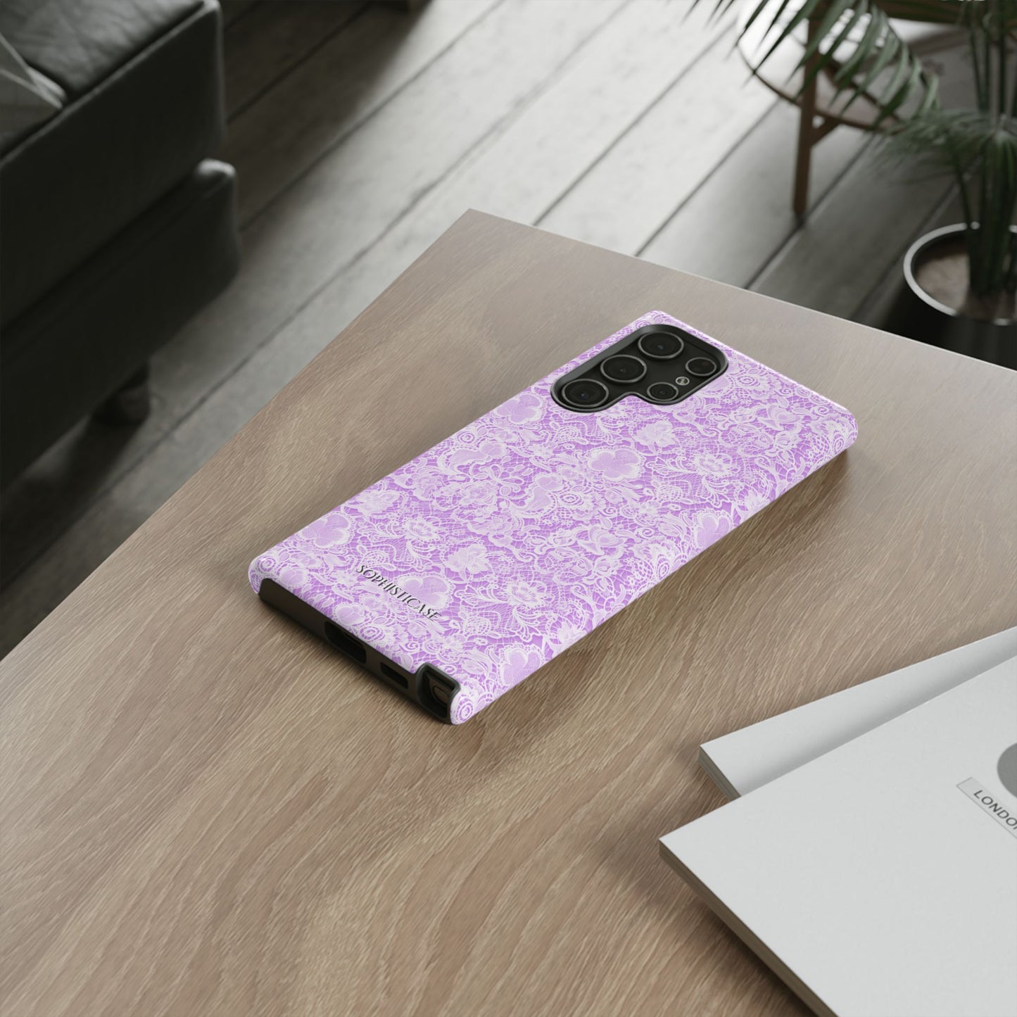 Luxe Lace in Purple - iPhone Case, Samsung Galaxy Case, Google Pixel Case