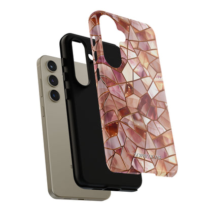 Rose' Runway in Champagne Mosaic - Tough Phone Case