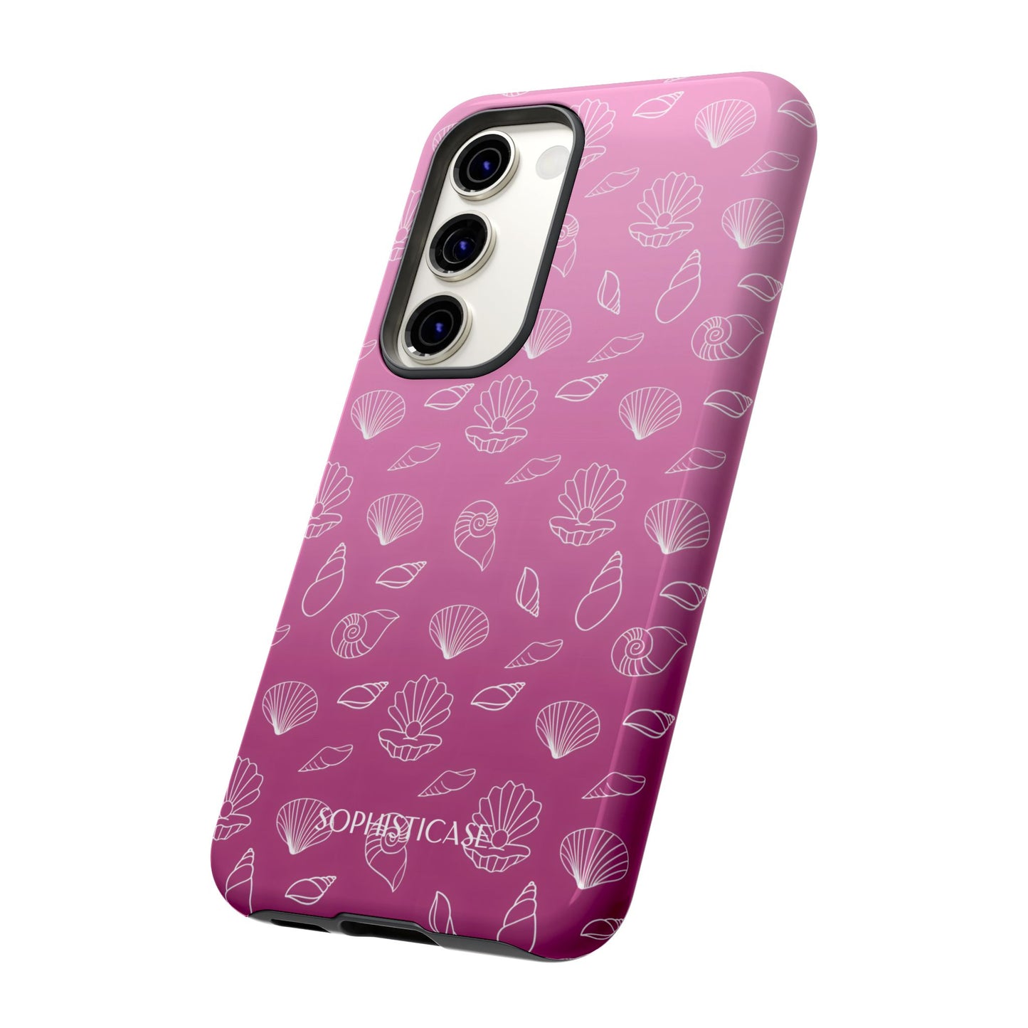 Seashell Society in Purple - iPhone Case, Samsung Galaxy Case, Google Pixel Case