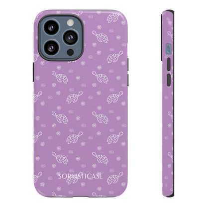 Turtle Island in Purple - Drop Proof iPhone Case