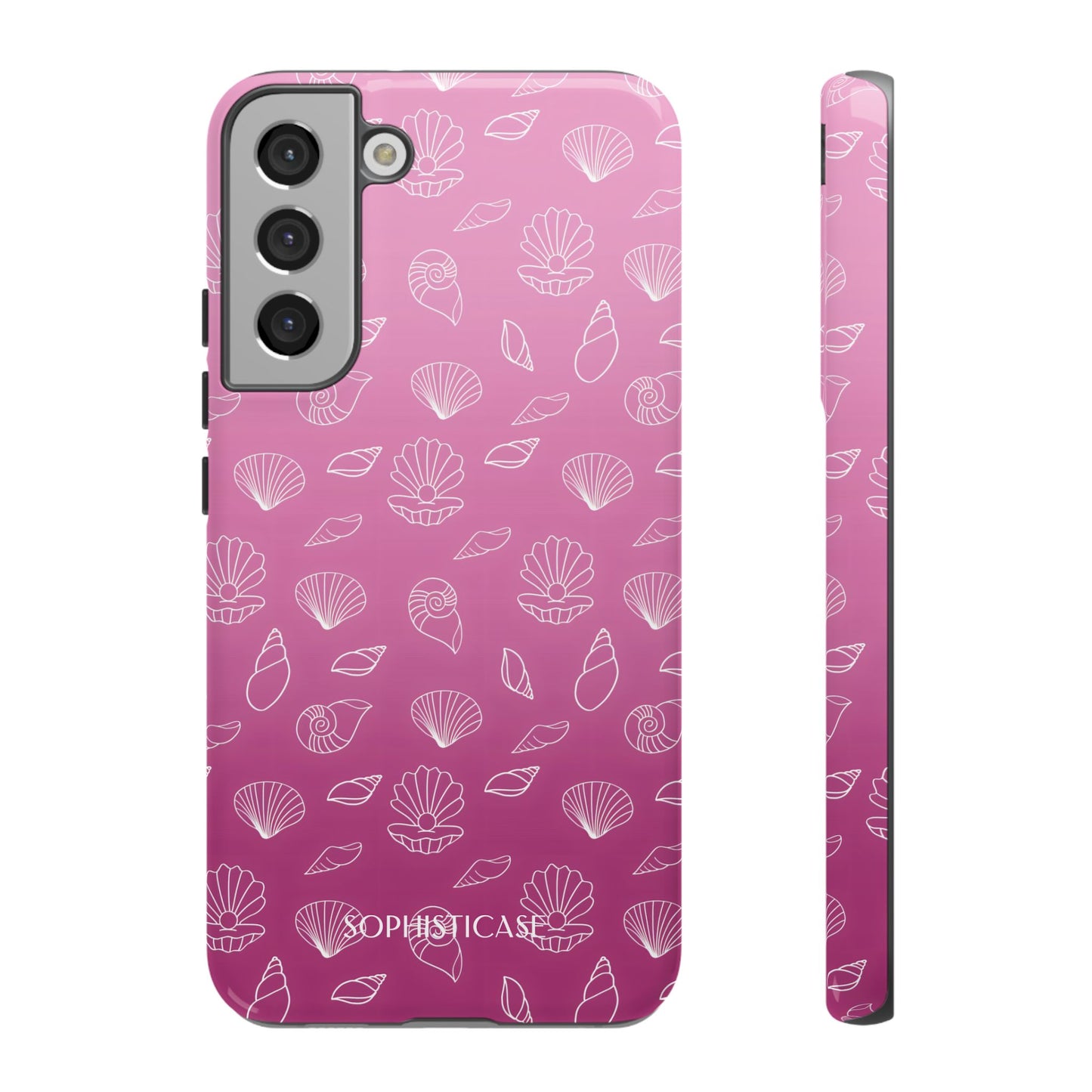 Seashell Society in Purple - iPhone Case, Samsung Galaxy Case, Google Pixel Case