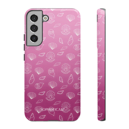 Seashell Society in Purple - iPhone Case, Samsung Galaxy Case, Google Pixel Case