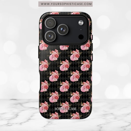 Rose Diamond Romance in Vivienne - iPhone Case
