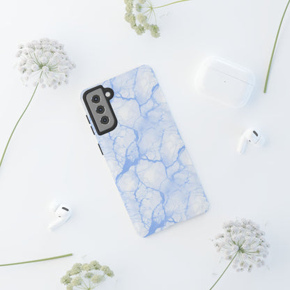 Marble Opulence in Blue - Tough Phone Case
