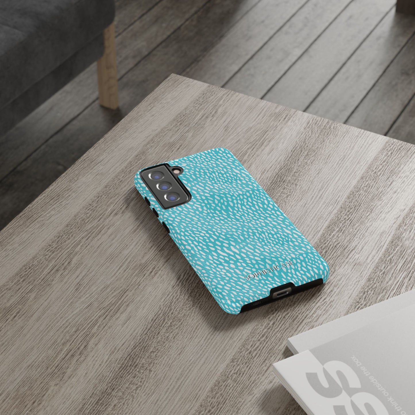 Oh Deer! in Aqua - Tough Phone Case for Samsung Galaxy