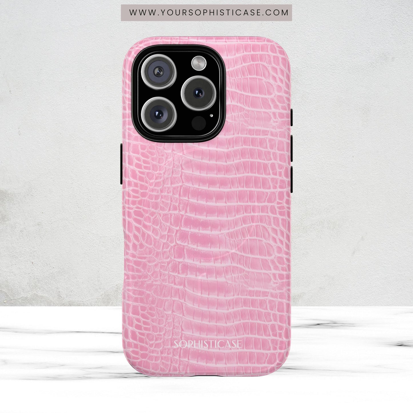 Luxe Leather in Pink - Magsafe Case