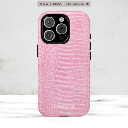 Luxe Leather in Pink - Magsafe Case