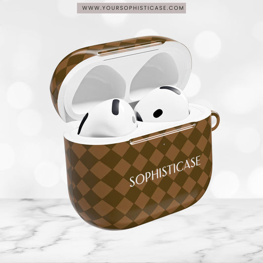 AirPod Cases - Diamond Diva in Brown