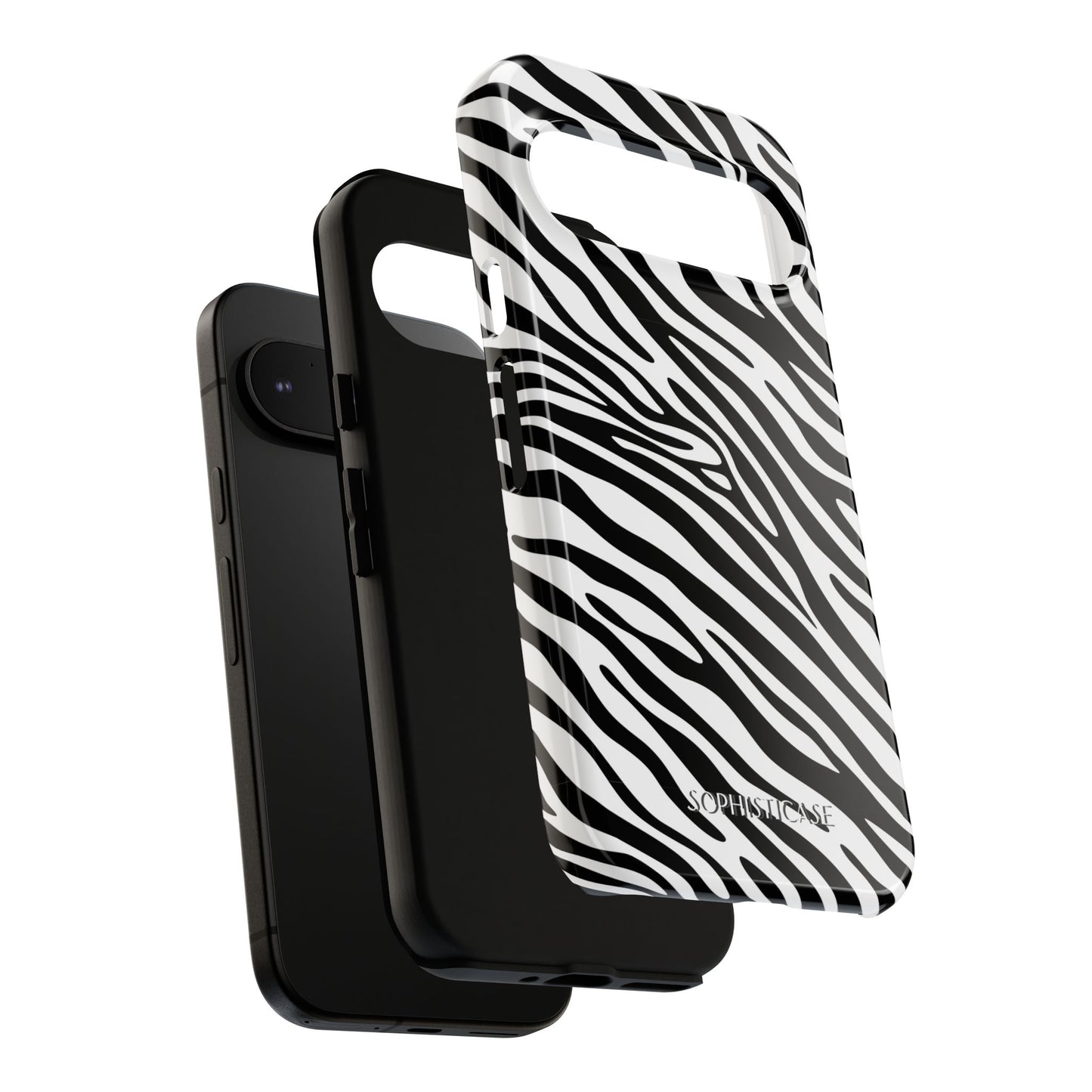Dark Thoughts in Urban Zebra - Tough Phone Case