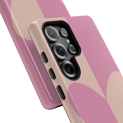 Be Mine in Pink and Brown - iPhone Case, Samsung Galaxy Case, Google Pixel Case