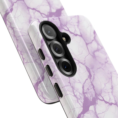 Marble Opulence in Purple - Tough Phone Case