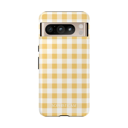 Tough Case - Gingham in Yellow