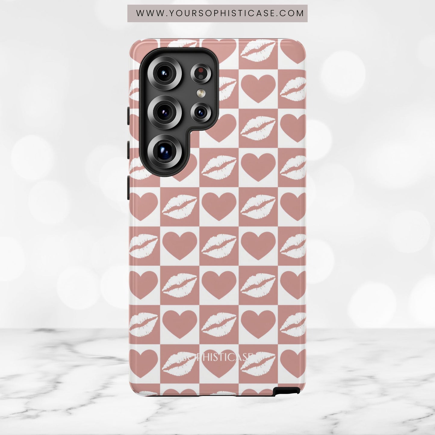Belle Amie in Neutral Brown - Tough Phone Case
