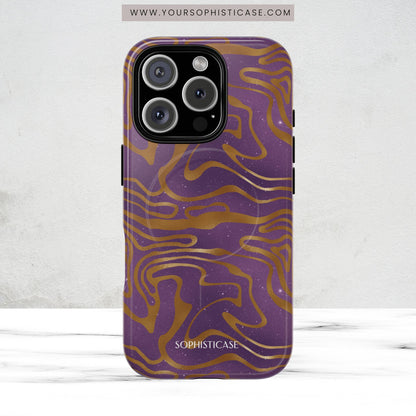 Cosmic Gold in Purple - iPhone Magsafe Case