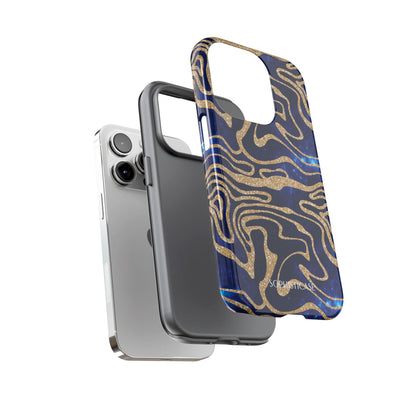 Cosmic Zebra in Blue - iPhone Case, Samsung Galaxy Case, Google Pixel Case