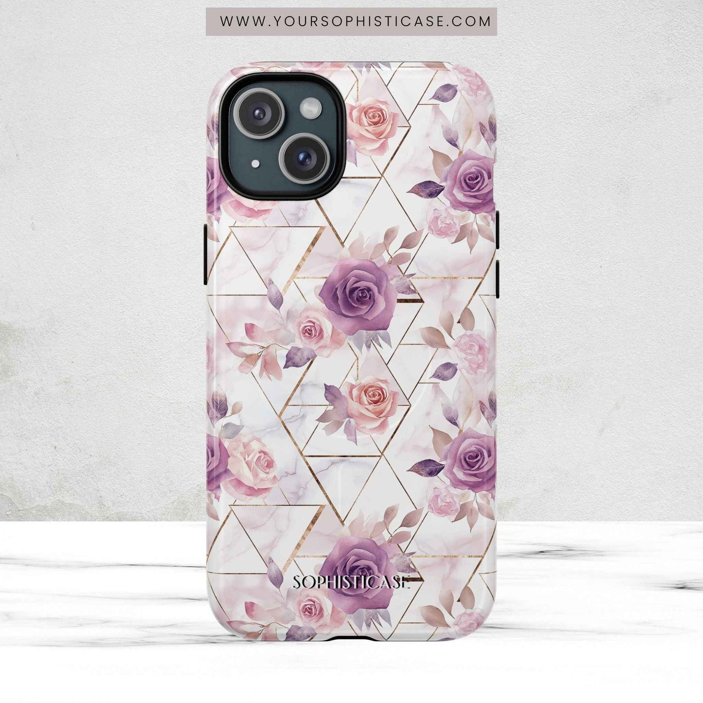 Royal Floral in Rose Royale - iPhone Magsafe Case
