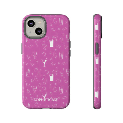 Cocktail Hour in Purple - iPhone Case
