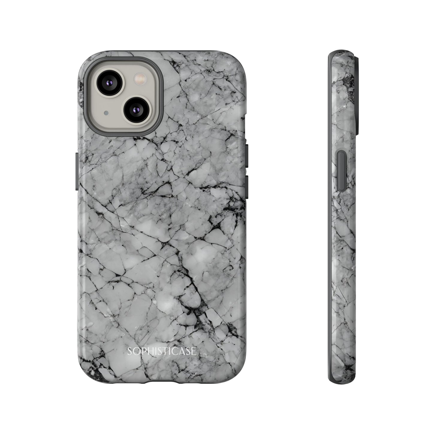 Marble Opulence in Grey - iPhone Case, Samsung Galaxy Case, Google Pixel Case