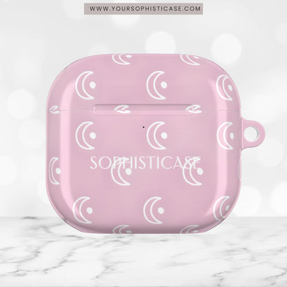 AirPod Cases - Moon Phase in Pink