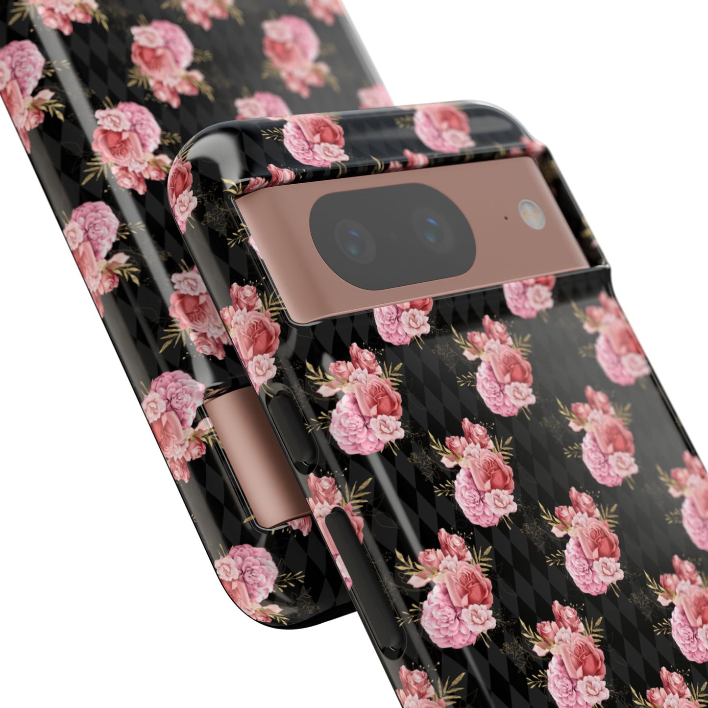 Rose Diamond Romance in Vivienne - Tough Phone Case
