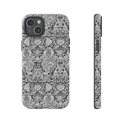 Luxe Lace in Black - iPhone Case, Samsung Galaxy Case, Google Pixel Case
